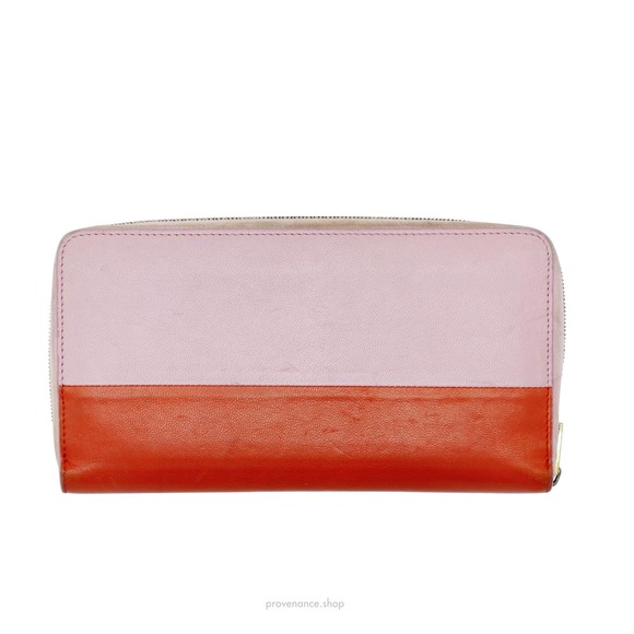 🔴 Celine Multifunction Zip Wallet - Pink/Papaya - Picture 2 of 8